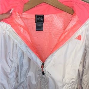 White/ pink spring jacket